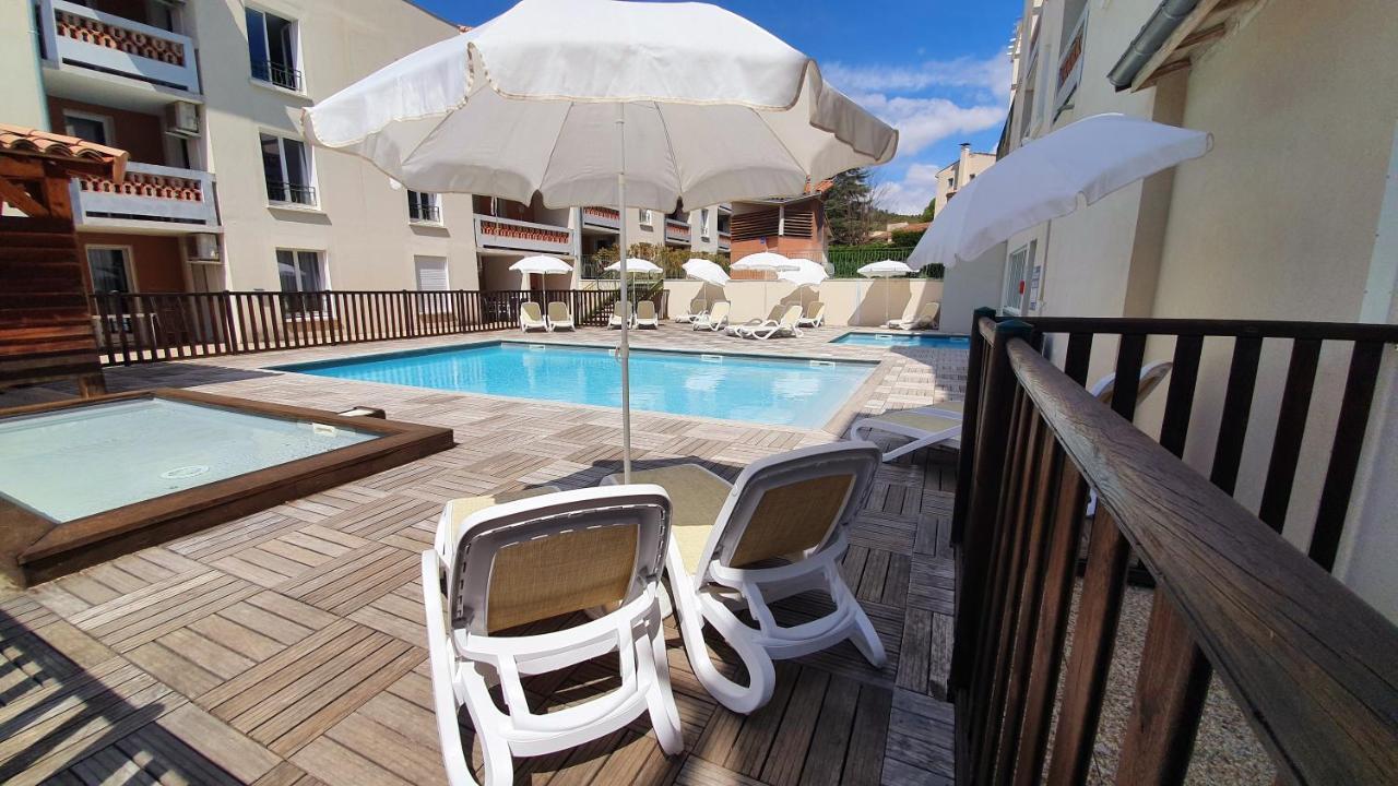 Le Romarin - Climatisation Piscine & Parking Prive Apartment Gréoux-les-Bains Екстериор снимка